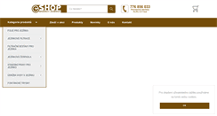 Desktop Screenshot of eshop-jezirka.cz